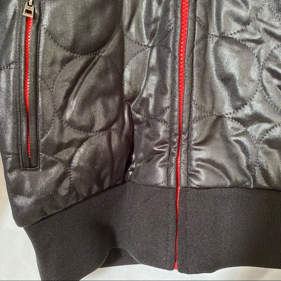 Adidas Quilted Bomber Style Track Jacket Small - Picture 6 of 7